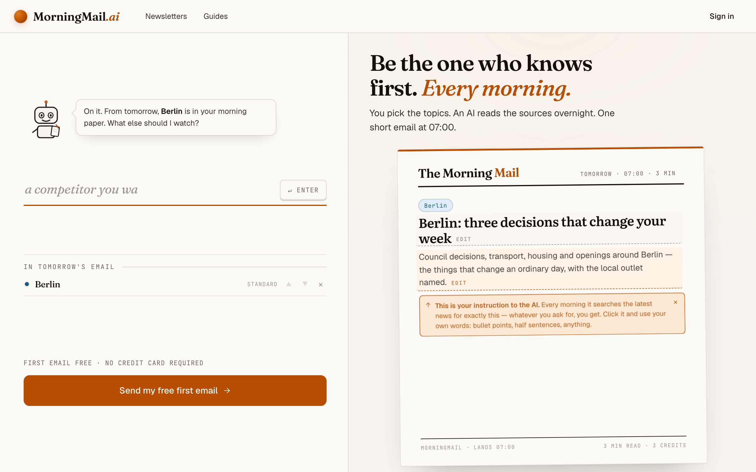 How to Get Berlin News and Events in English — Every Morning, in Your Inbox — Berlin · Local digest