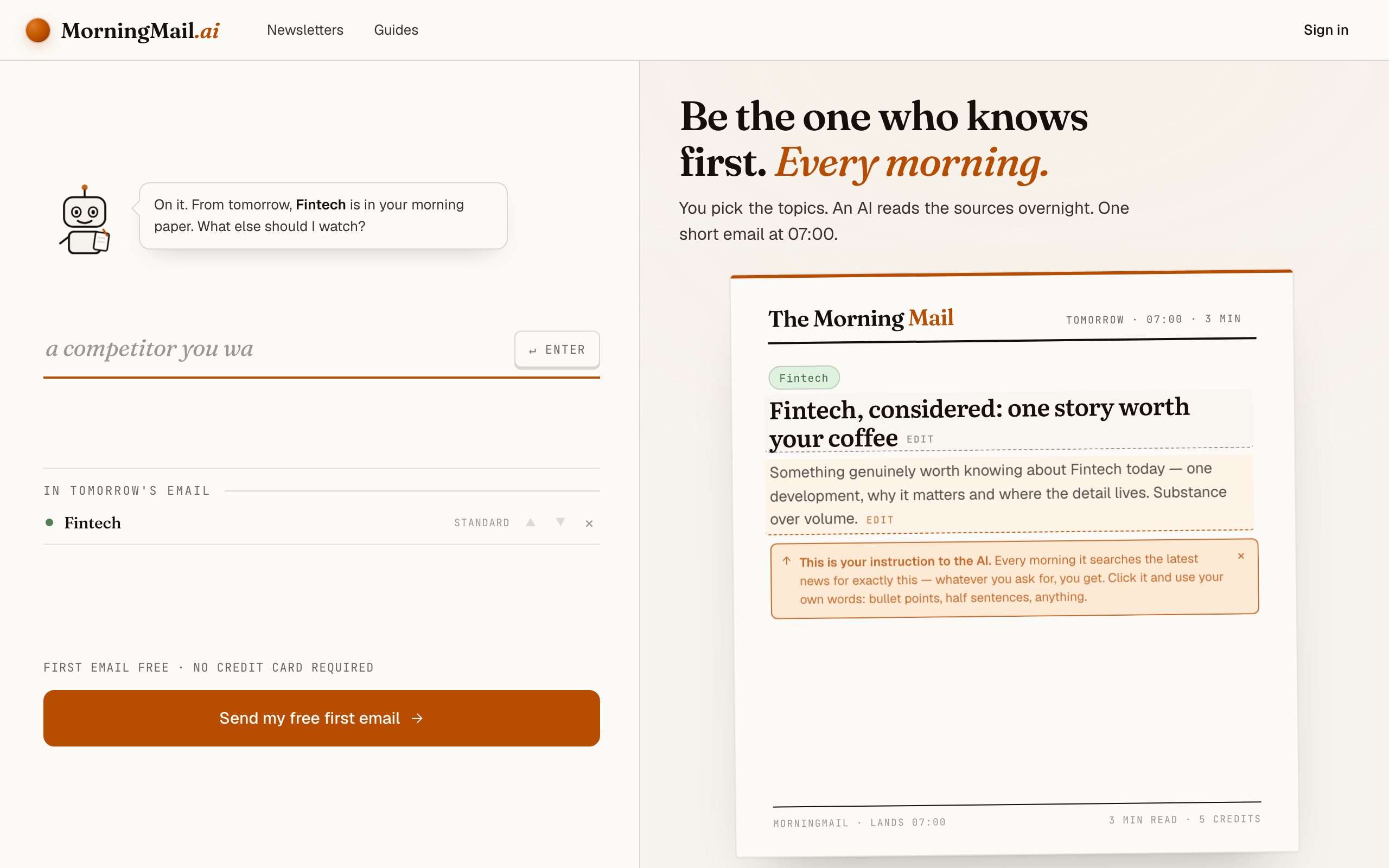 How to Get Daily Fintech News as a Product Manager — Regulation, Rivals and Rounds in One Email — Fintech · Industry brief