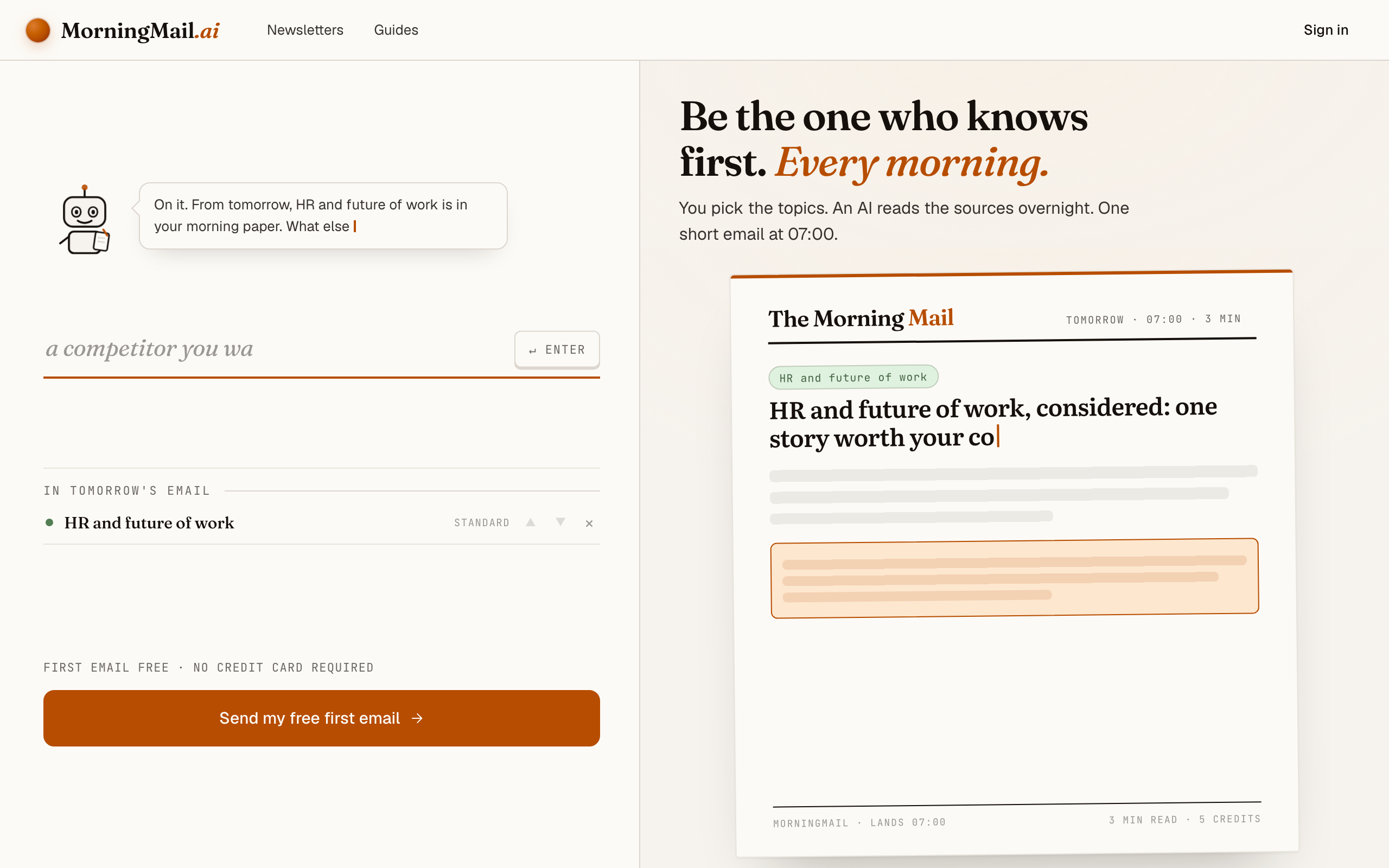 How to Get Daily HR News as a People Manager — Before Your First One-on-One — HR and future of work · Industry brief