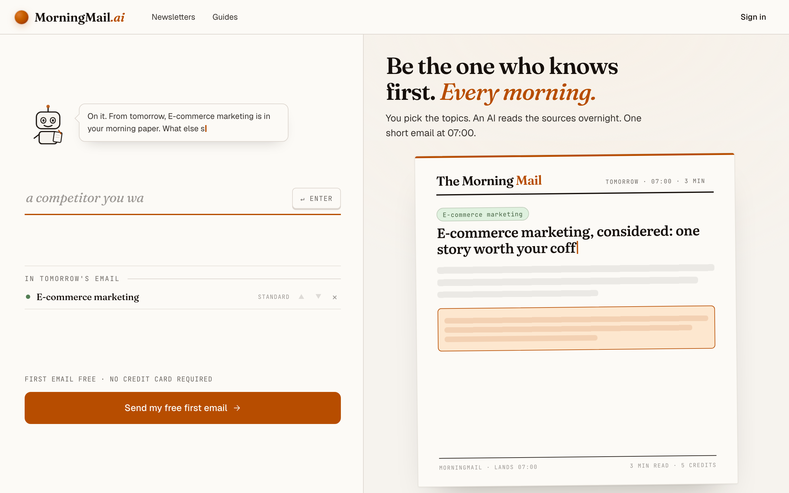 How to Get Daily Marketing News as an E-Commerce Founder — Without Losing Your Morning — E-commerce marketing · Industry brief