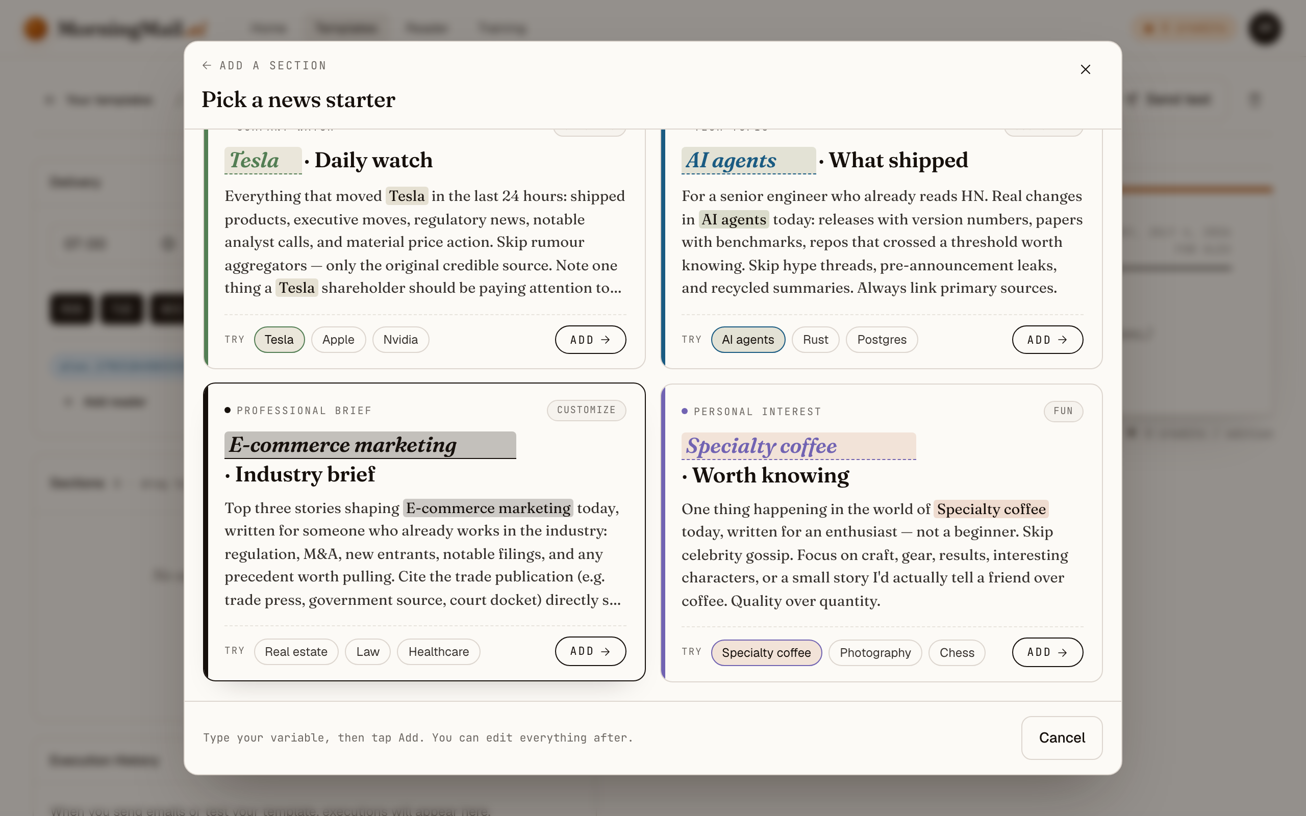 Make it yours: E-commerce marketing